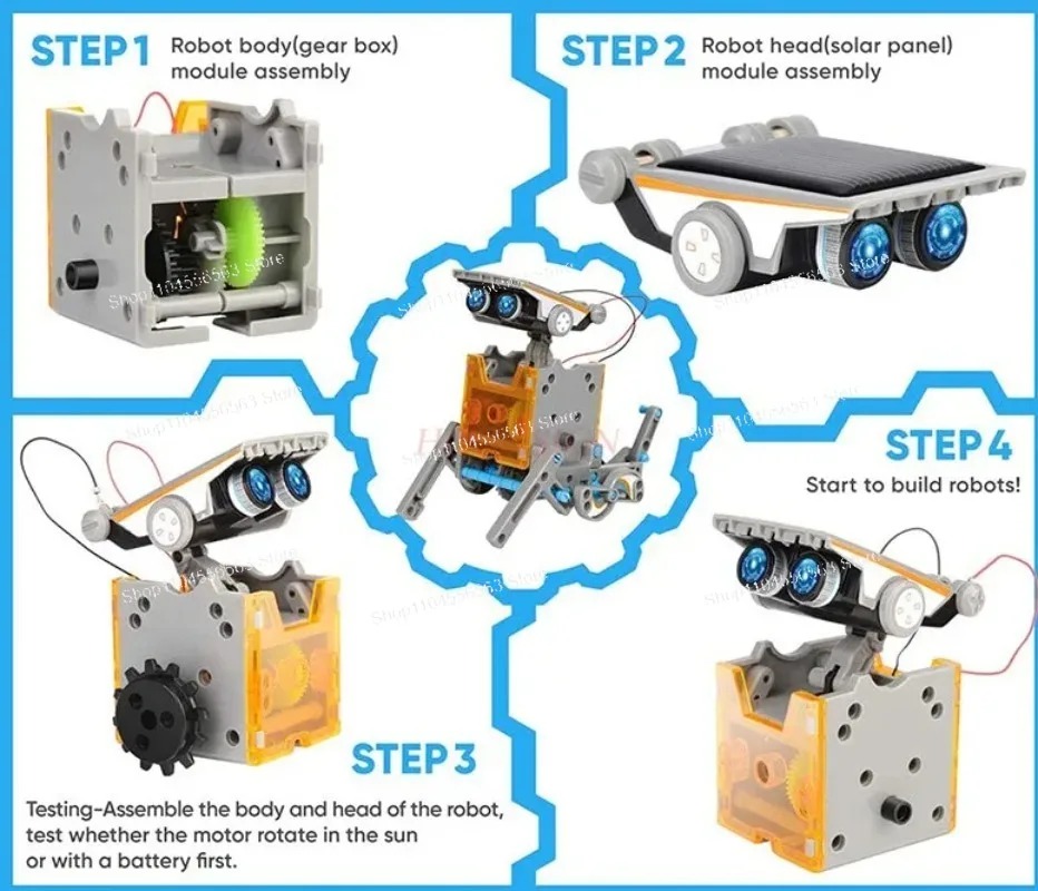 12-in-1 Solar Robot STEM Build - Stem Solar Robot Kit For Kids review and price